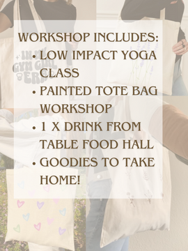 May 3 Tote Bag Painting, Breathwork & Yoga with Activegirlsto