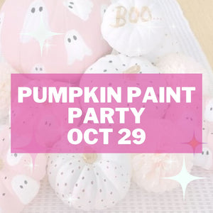 Oct 29 Pumpkin Painting @ On Third Thought