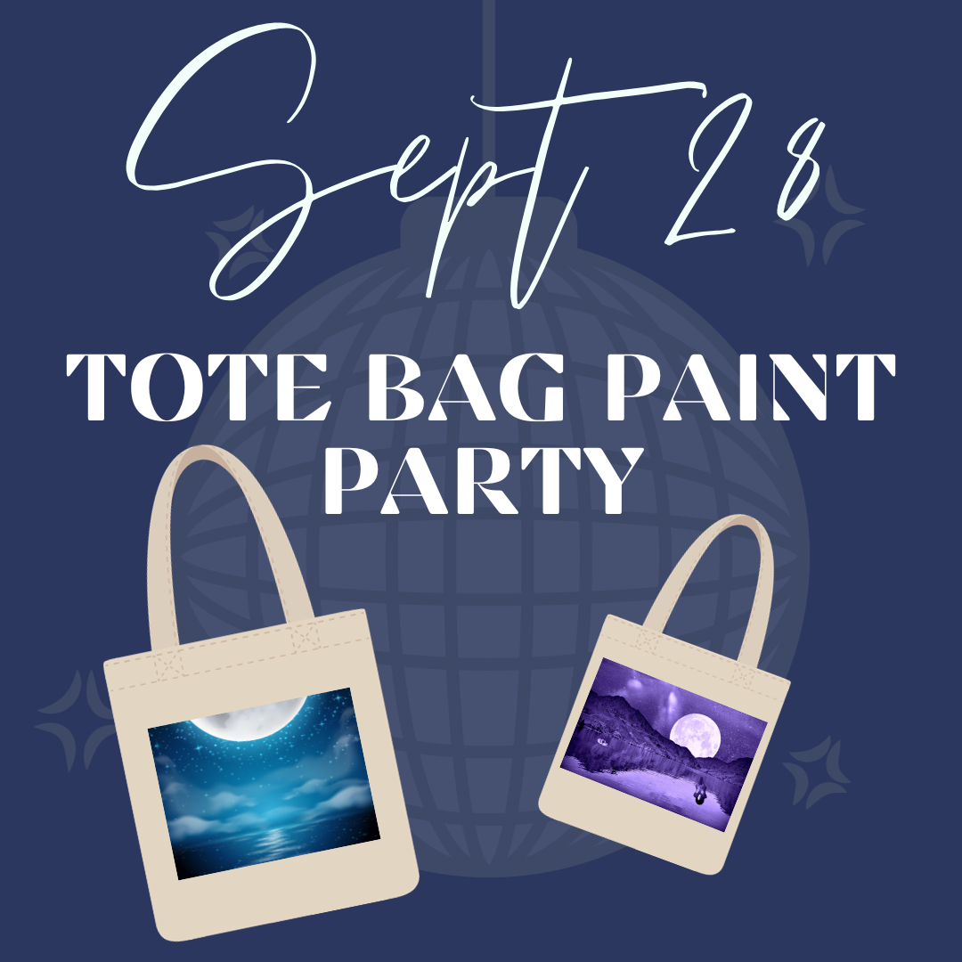 Sept 28 Tote Bag Paint Party @ Stackt Market