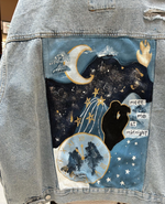 Load image into Gallery viewer, Custom Taylor Swift Hand Painted Denim Jacket
