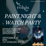Load image into Gallery viewer, “TWILIGHT WATCH &amp; PAINT PARTY” SEPT 26 @ OG STUDIOS
