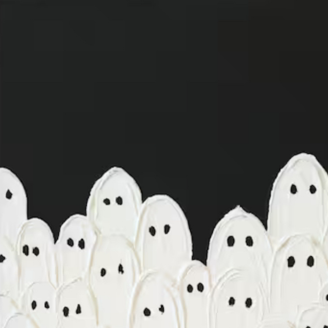 SPOOKY GHOST TEXTURE ART CLASS, OCT 19 @ OG STUDIOS