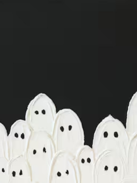 SPOOKY GHOST TEXTURE ART CLASS, OCT 19 @ OG STUDIOS