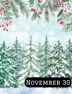 “WINTER HOLIDAY” November 30, 3-5PM