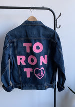 Load image into Gallery viewer, TORONTO Letter Hand Painted Jacket
