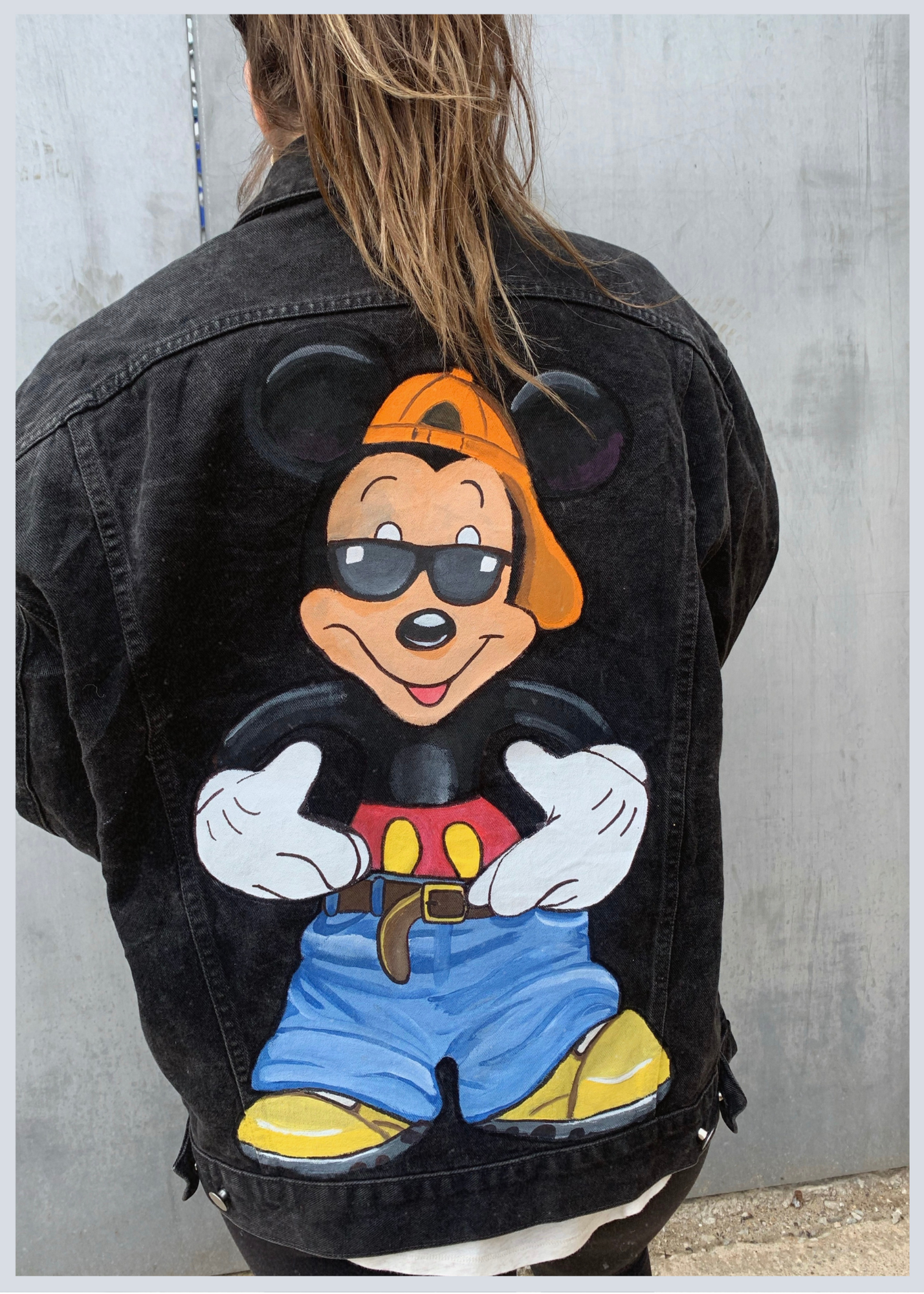 Custom Hand Painted Denim Jacket