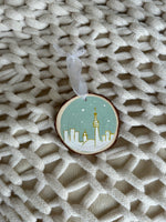 Load image into Gallery viewer, Toronto Skyline Hand Painted Holiday Ornaments

