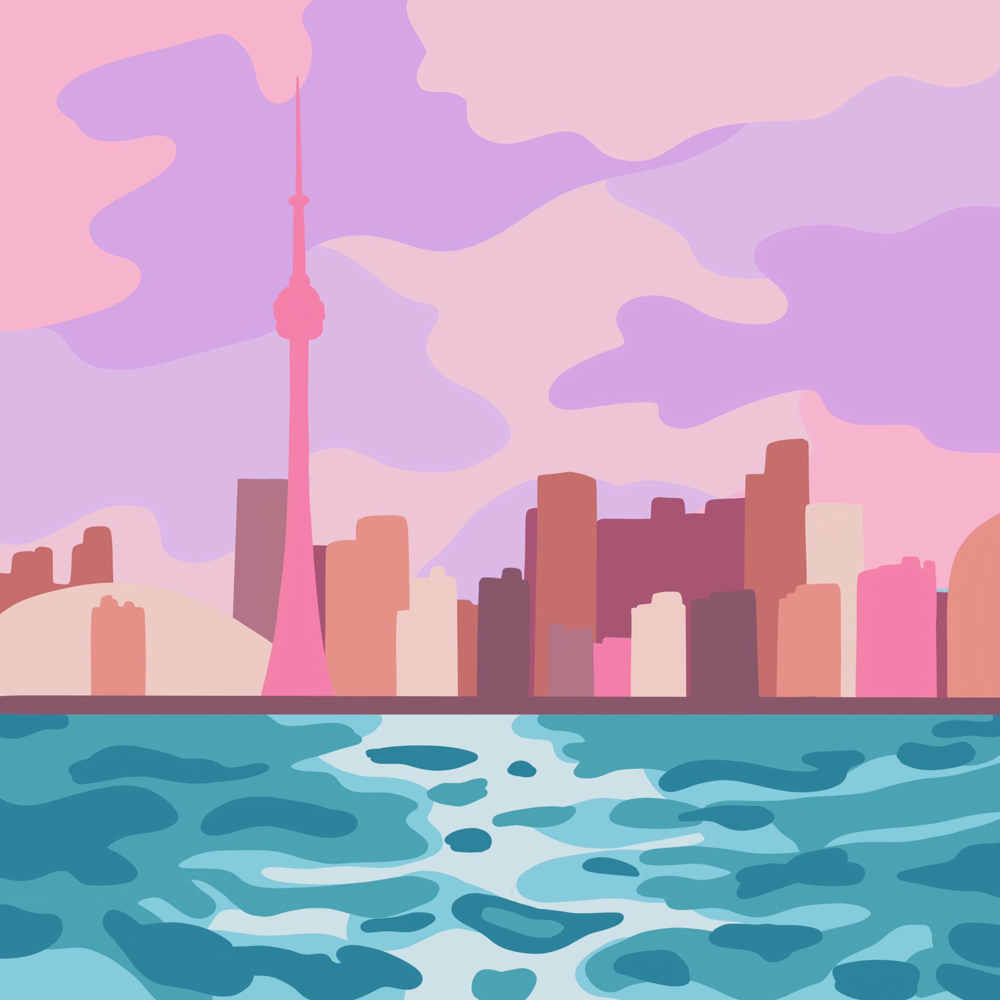 Toronto Skyline Paint By Numbers