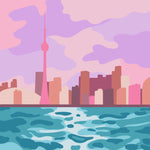 Load image into Gallery viewer, Toronto Skyline Paint By Numbers
