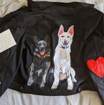 Load image into Gallery viewer, Custom Pet Hand Painted Jacket
